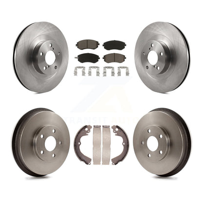 Kit de plaquettes et de tambour en céramique, Rotor de frein à disque avant et arrière, pour Subaru Forester Imprez