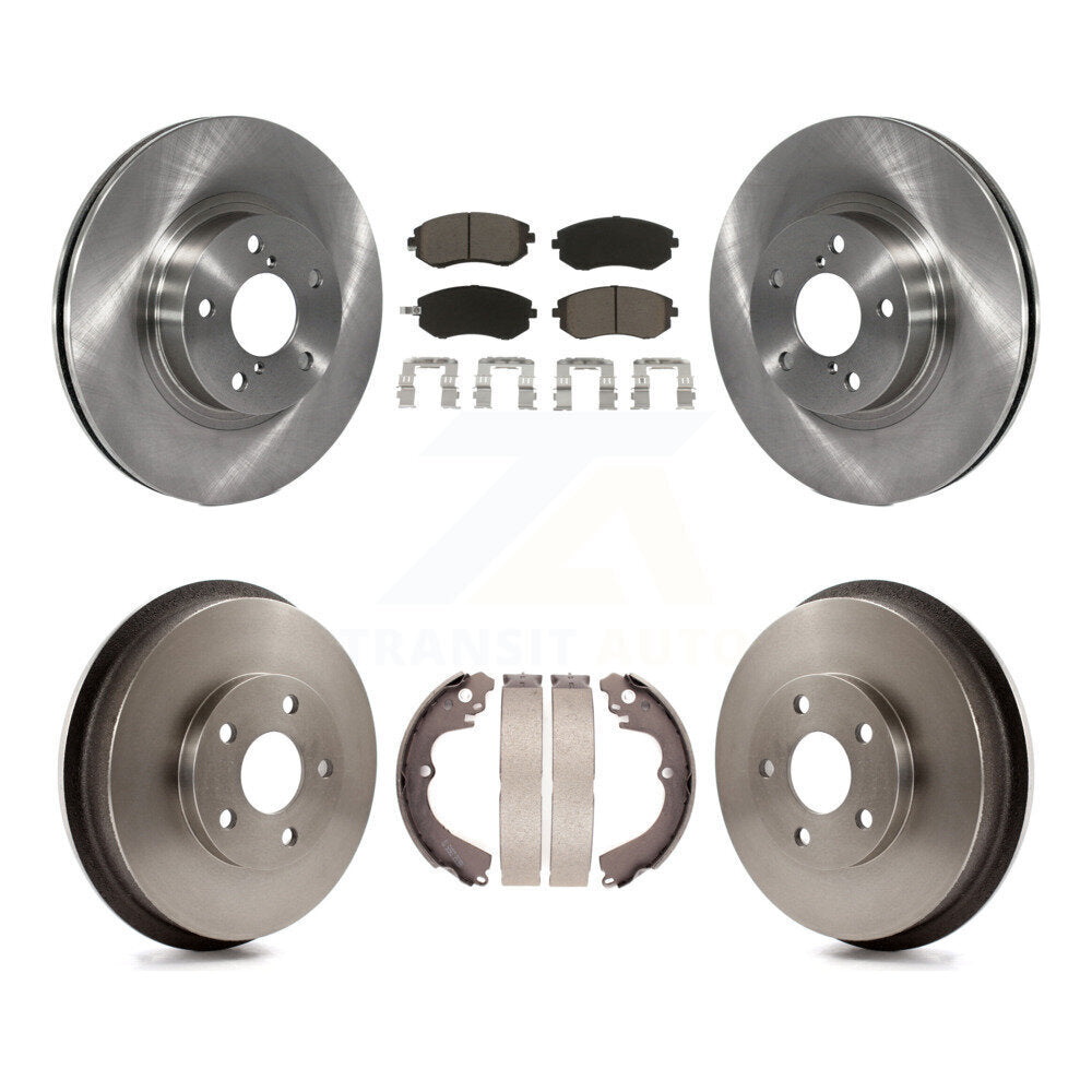 Kit de plaquettes et de tambour en céramique, Rotor de frein avant et arrière, pour Subaru Impreza Outback RS T
