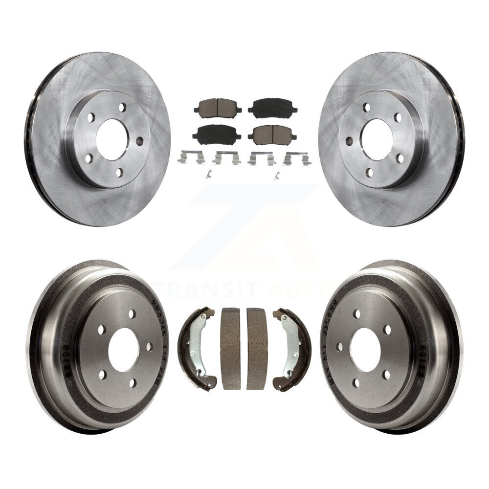 Kit de tambour de plaquettes en céramique de Rotors de frein avant et arrière pour Chevrolet Cobalt LT/LTZ/L 2007