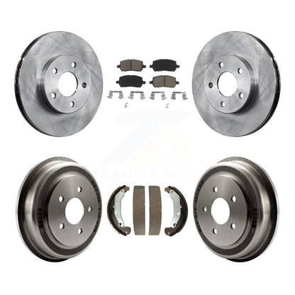 Kit de tambour de plaquettes en céramique de Rotors de frein avant et arrière pour Chevrolet Cobalt LT/LTZ/L 2007