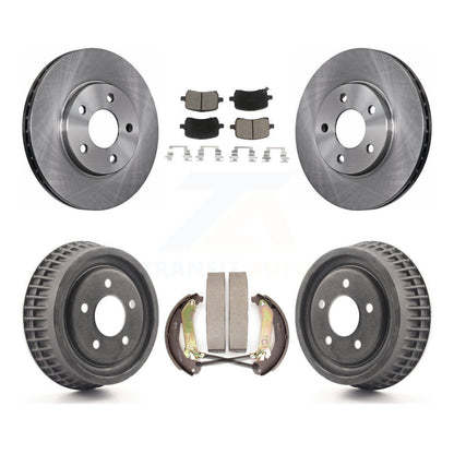 Rotors de frein à disque avant et arrière, plaquettes en céramique et Kit de batterie pour Chevrolet Malibu