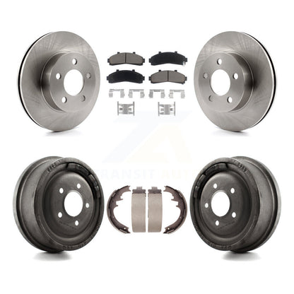 Kit de plaquettes et de tambour en céramique, Rotors de frein avant et arrière, pour Ford Ranger Mazda B4000 B300