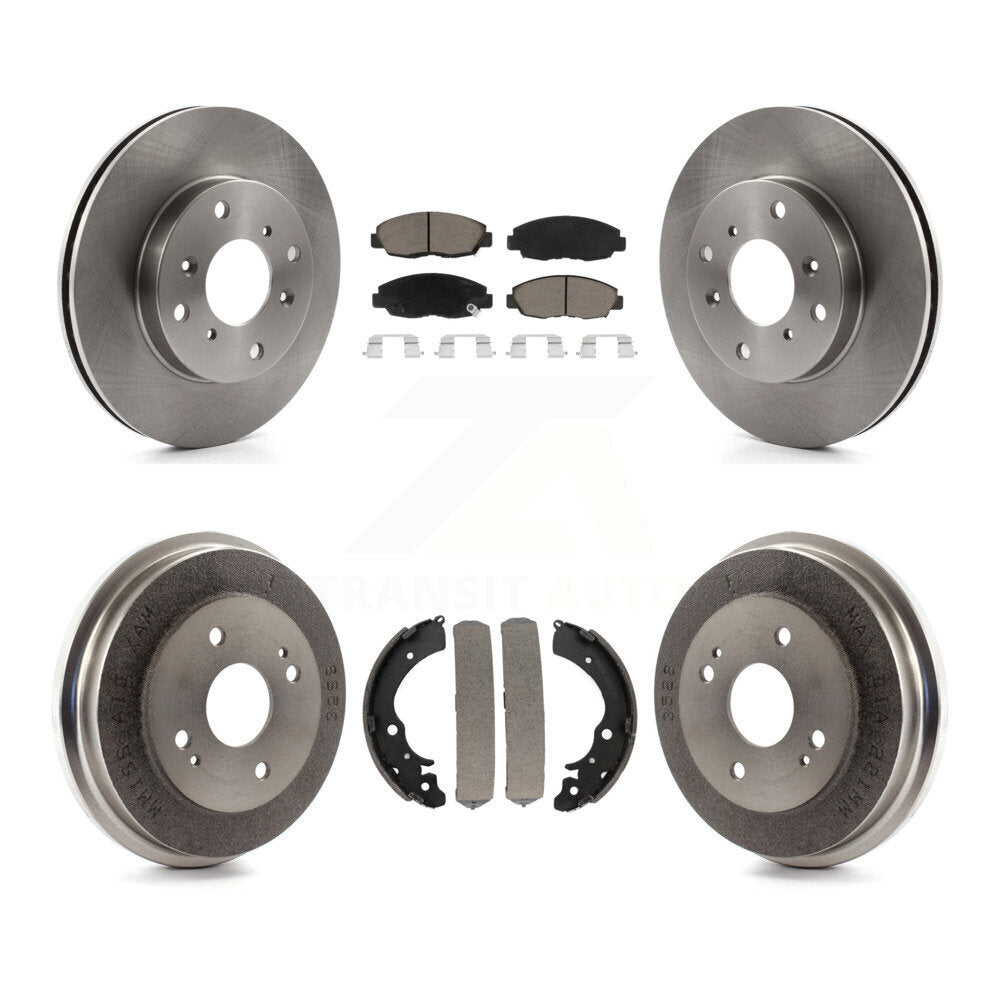 Kit de plaquettes et de tambour en céramique, Rotor de frein avant et arrière, pour Honda Accord coupé avec 2.3