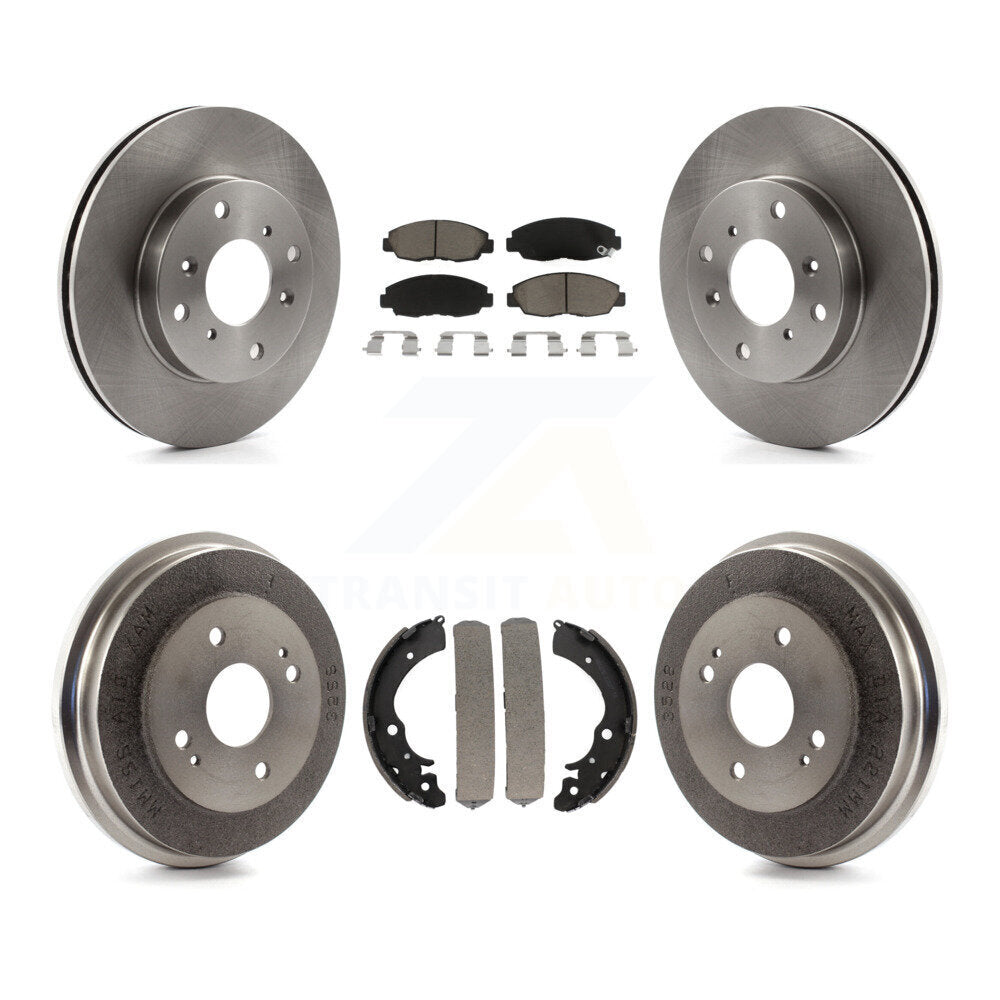 Kit de plaquettes et de tambour en céramique, Rotor de frein avant et arrière, pour Honda Accord Sedan avec 2.3