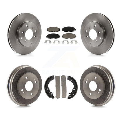Kit de plaquettes et de tambour en céramique, Rotor de frein avant et arrière, pour Honda Accord Sedan avec 2.3
