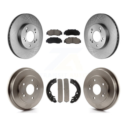 Rotors de frein à disque avant et arrière, plaquettes en céramique et Kit de batterie pour Honda CR-V 1997 – 2001