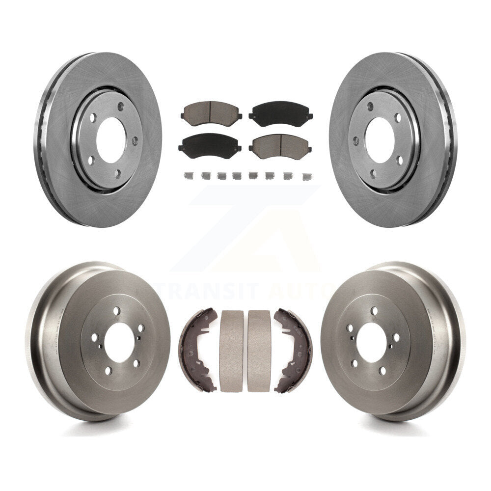 Kit de plaquettes et de tambour en céramique, Rotor de frein avant et arrière, pour Dodge caravane Grand Chrysler