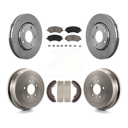Kit de plaquettes et de tambour en céramique, Rotor de frein avant et arrière, pour Dodge caravane Grand Chrysler