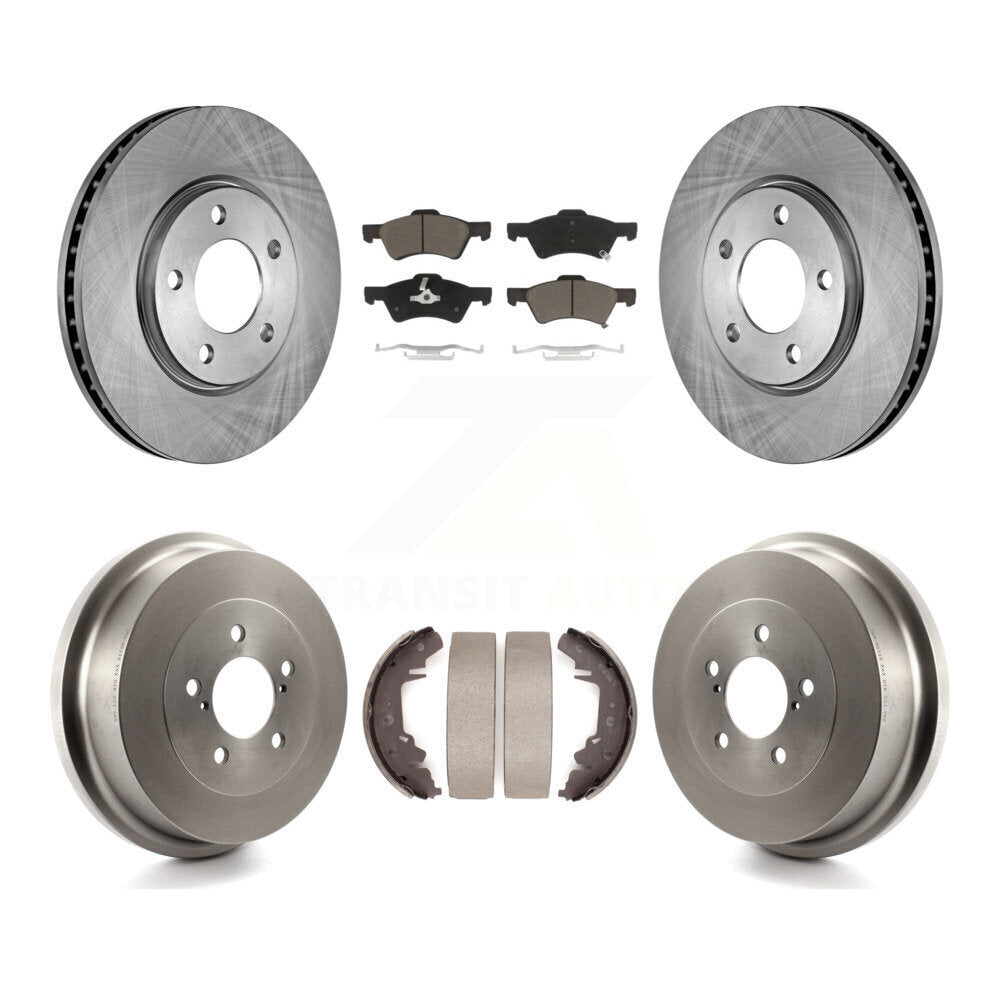 Kit de plaquettes et de tambour en céramique, Rotor de frein avant et arrière, pour Dodge caravane Grand Chrysler