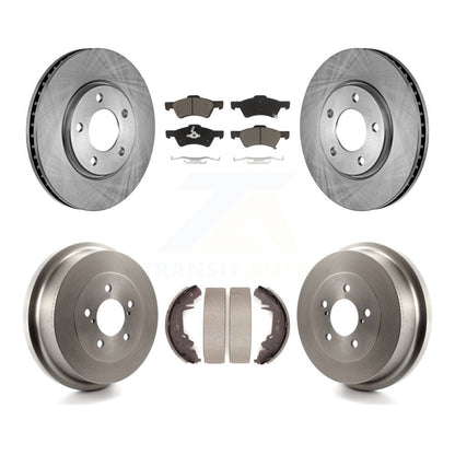 Kit de plaquettes et de tambour en céramique, Rotor de frein avant et arrière, pour Dodge caravane Grand Chrysler
