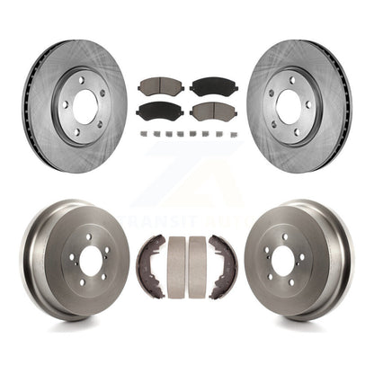 Kit de plaquettes et de tambour en céramique, Rotor de frein avant et arrière, pour Dodge Grand Caravan Chrysler
