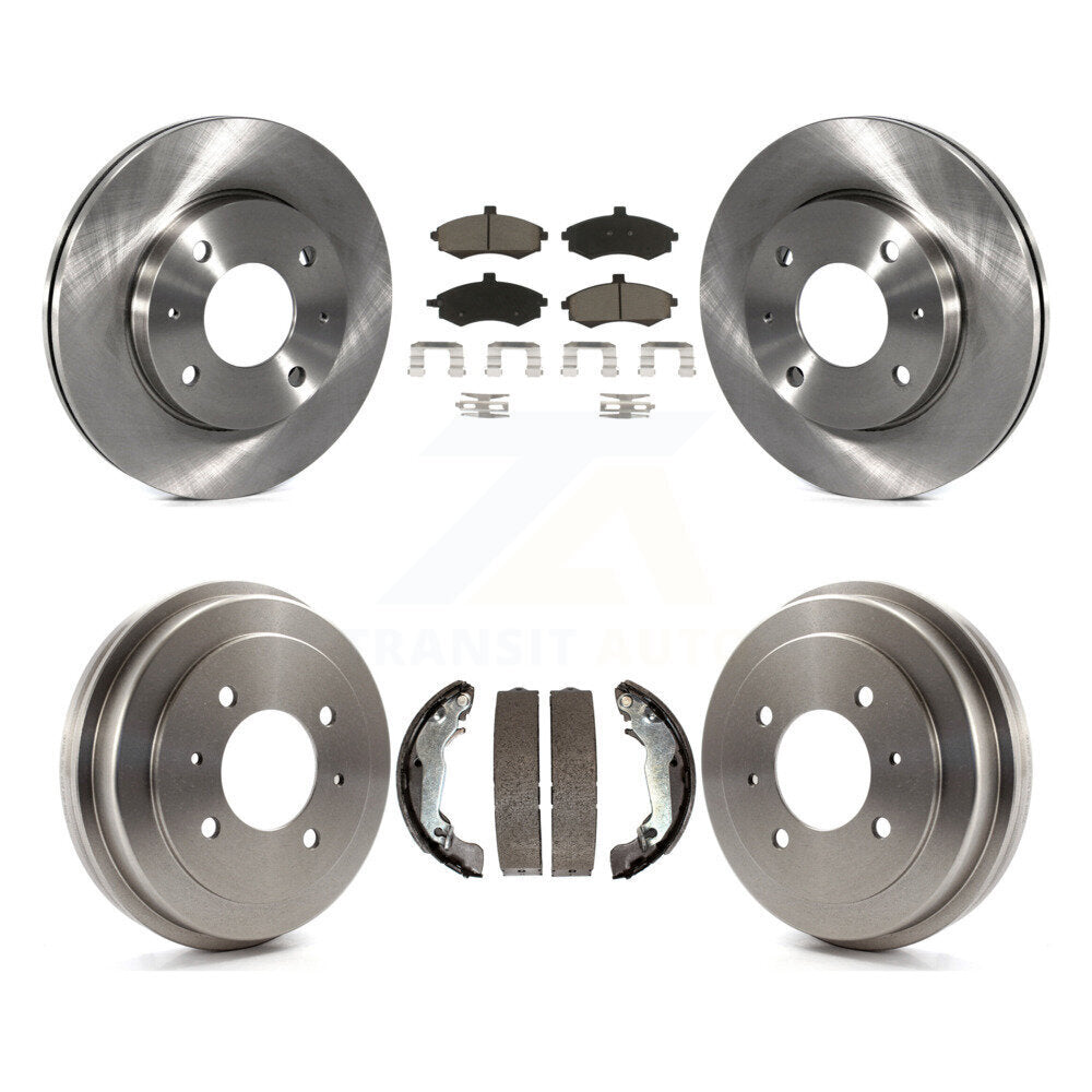 Kit de tambour de tampon en céramique de Rotor de frein avant et arrière pour les freins arrière de Hyundai Elantra