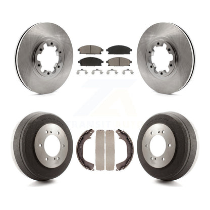 Kit de plaquettes et de tambour en céramique, Rotor de frein avant et arrière, pour Nissan Pathfinder INFINITI QX