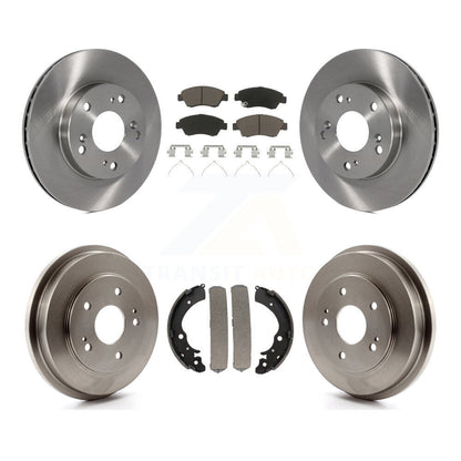 Kit de plaquettes et de tambour en céramique, Rotor de frein avant et arrière, pour Honda Civic Hybri 2006 – 2008