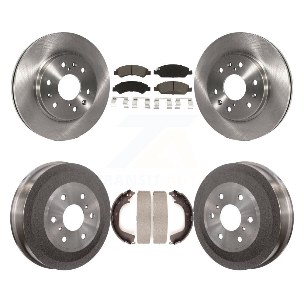 Rotor de frein à disque avant et arrière, tampons en céramique et Kit de tambour pour GMC Sierra 1500 Chevrole