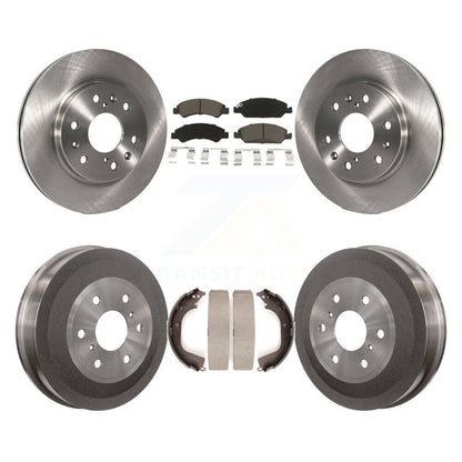 Rotor de frein à disque avant et arrière, tampons en céramique et Kit de tambour pour GMC Sierra 1500 Chevrole