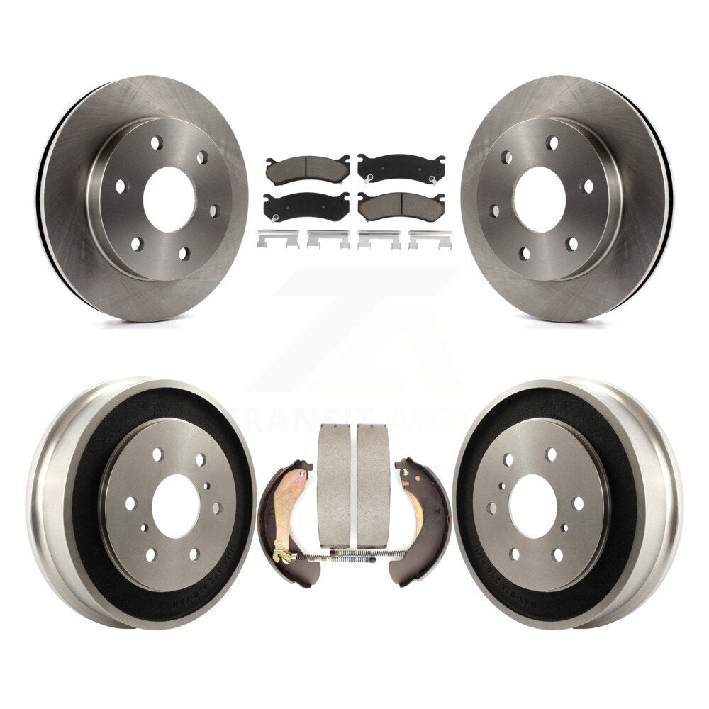 Kit de plaquettes et de tambour en céramique, Rotor de frein avant et arrière, pour Chevrolet Silverado 1500 GM