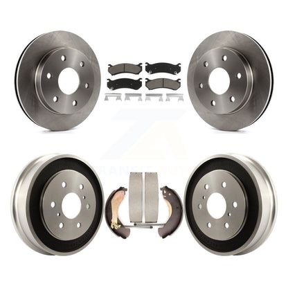 Kit de plaquettes et de tambour en céramique, Rotor de frein avant et arrière, pour Chevrolet Silverado 1500 GM