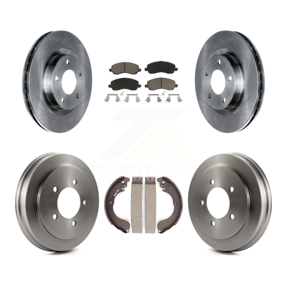 Kit de tambour de tampon en céramique de Rotors de frein à disque avant et arrière pour Jeep Patriot Compass Dodg