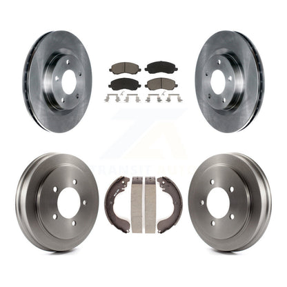 Kit de tambour de tampon en céramique de Rotors de frein à disque avant et arrière pour Jeep Patriot Compass Dodg