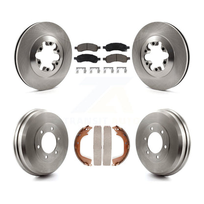 Kit de plaquettes et de tambour en céramique, Rotors de frein avant et arrière, pour Chevrolet Colorado GMC Canyo