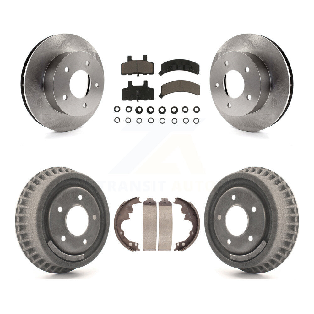 Kit de plaquettes et de tambour en céramique, Rotor de frein avant et arrière, pour Chevrolet Astro GMC Safari AW