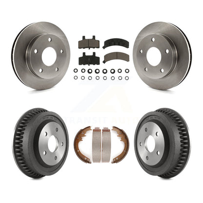Kit de plaquettes et de tambour en céramique pour Rotor de frein avant et arrière, pour Dodge Ram 1994 1999 4W 1500