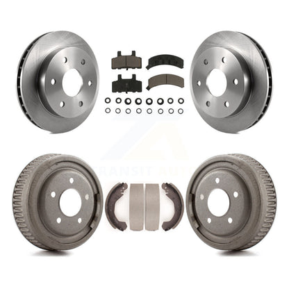 Rotors de frein à disque avant et arrière, plaquettes en céramique et Kit de batterie pour GMC Yukon 4WD