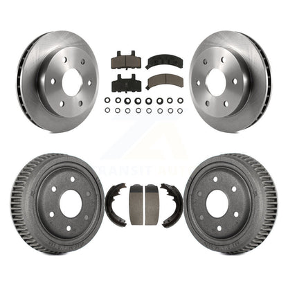 Kit de tambour de tampon en céramique de Rotor de frein avant et arrière pour GMC Yukon avec 11 "de diamètre
