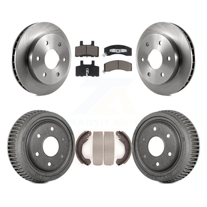Kit de tambour de tampon en céramique de Rotor de frein avant et arrière pour GMC Yukon avec 10 "de diamètre