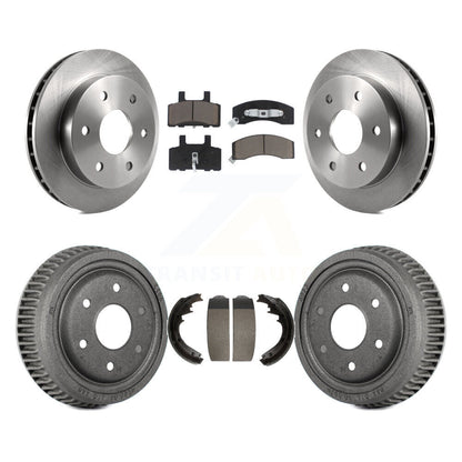 Kit de tambour de tampon en céramique de Rotor de frein avant et arrière pour GMC Yukon avec 11 "de diamètre