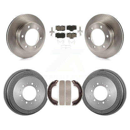 Rotors de frein à disque avant et arrière, plaquettes en céramique et Kit de batterie pour Toyota 4Runner Tacom