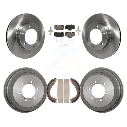 Rotors de frein à disque avant et arrière, tampons en céramique et Kit de tambour pour Toyota 4Runner