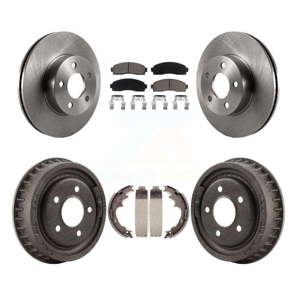 Kit de tampons et de tambour en céramique, Rotor de frein à disque avant et arrière, pour Ford Ranger Mazda B400