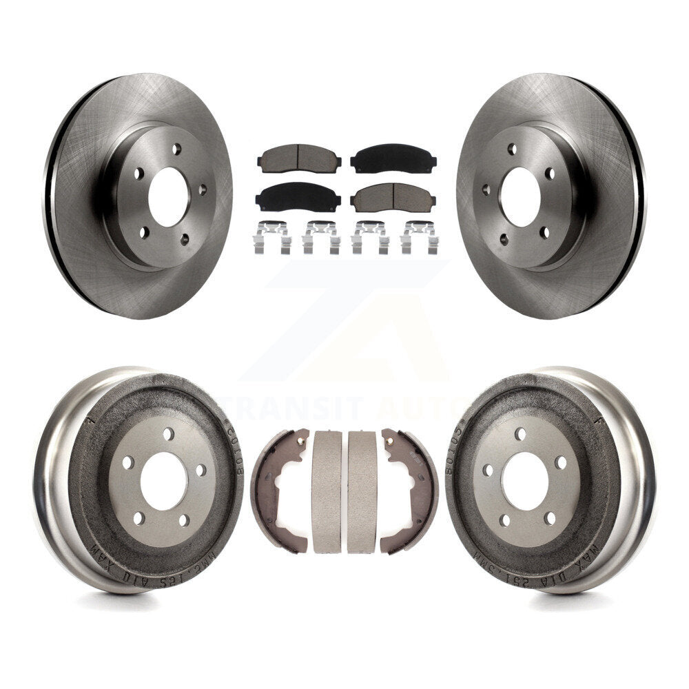 Kit de plaquettes et de tambour en céramique, Rotor de frein avant et arrière, pour Saturn Vue Chevrolet Equino