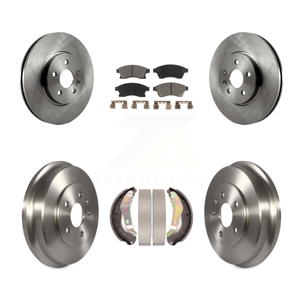 Kit de plaquettes et de tambour en céramique, Rotor de frein avant et arrière, pour Chevrolet Sonic R 2013 – 2014