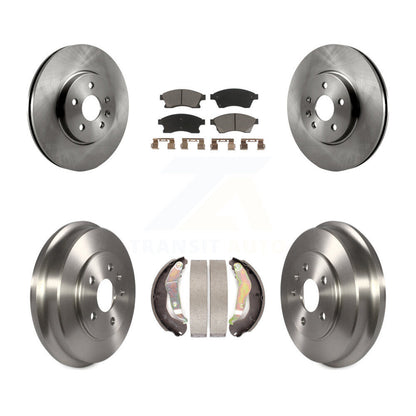 Kit de plaquettes et de tambour en céramique, Rotor de frein avant et arrière, pour Chevrolet Sonic R 2013 – 2014