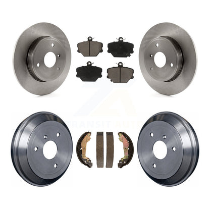 Rotors de frein à disque avant et arrière, plaquettes en céramique et Kit de batterie pour Smart Fortwo