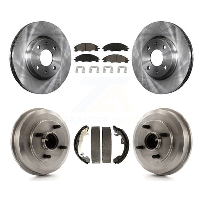 Rotors de frein à disque avant et arrière, plaquettes en céramique et Kit de batterie pour Ford Focus K8C-10255