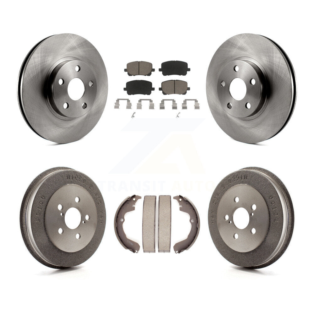 Kit de tambour de protection en céramique de Rotors de frein à disque avant et arrière pour Toyota Matrix Pontiac Vib