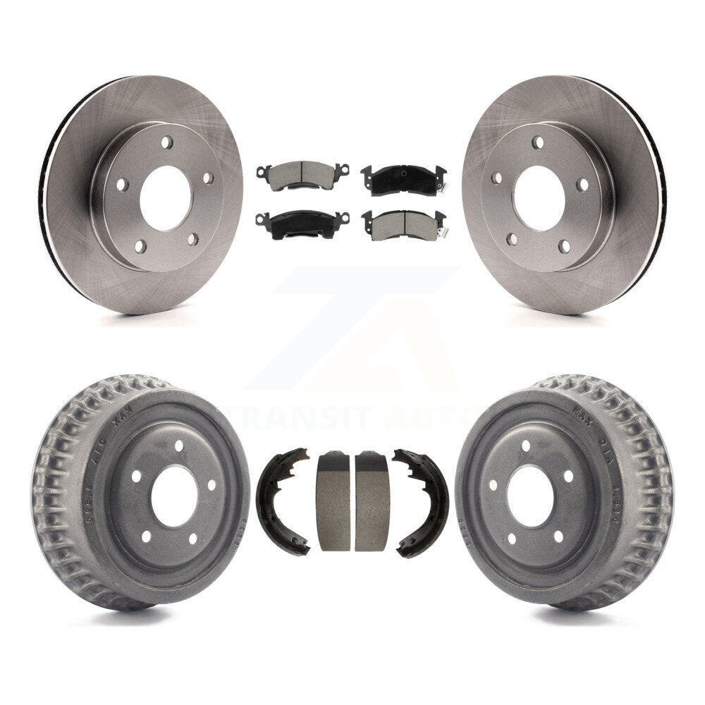Rotors de frein à disque avant et arrière, plaquettes en céramique et Kit de batterie pour GMC Jimmy K8C-102579