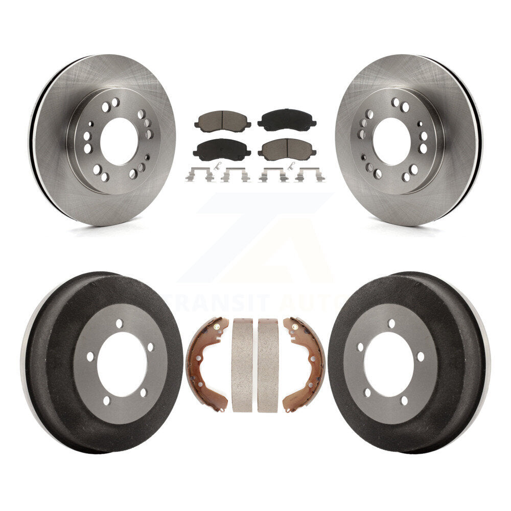 Kit de plaquettes et de tambour en céramique, Rotor de frein avant et arrière, pour Mitsubishi Eclipse Galant 2.4