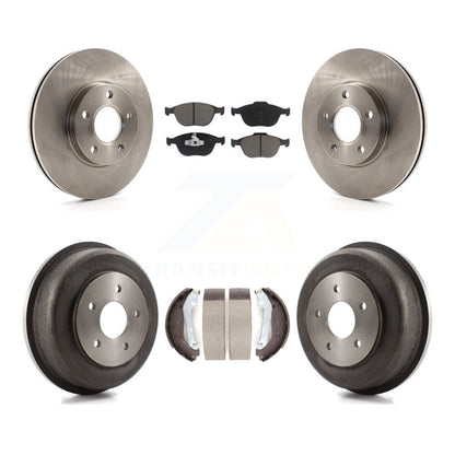 Kit de plaquettes et de tambour en céramique pour rotor de frein avant et arrière, pour Ford Transit Connect 2010 – 2013