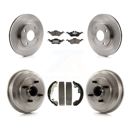 Rotors de frein à disque avant et arrière, plaquettes en céramique et Kit de batterie pour Ford Focus K8C-10259