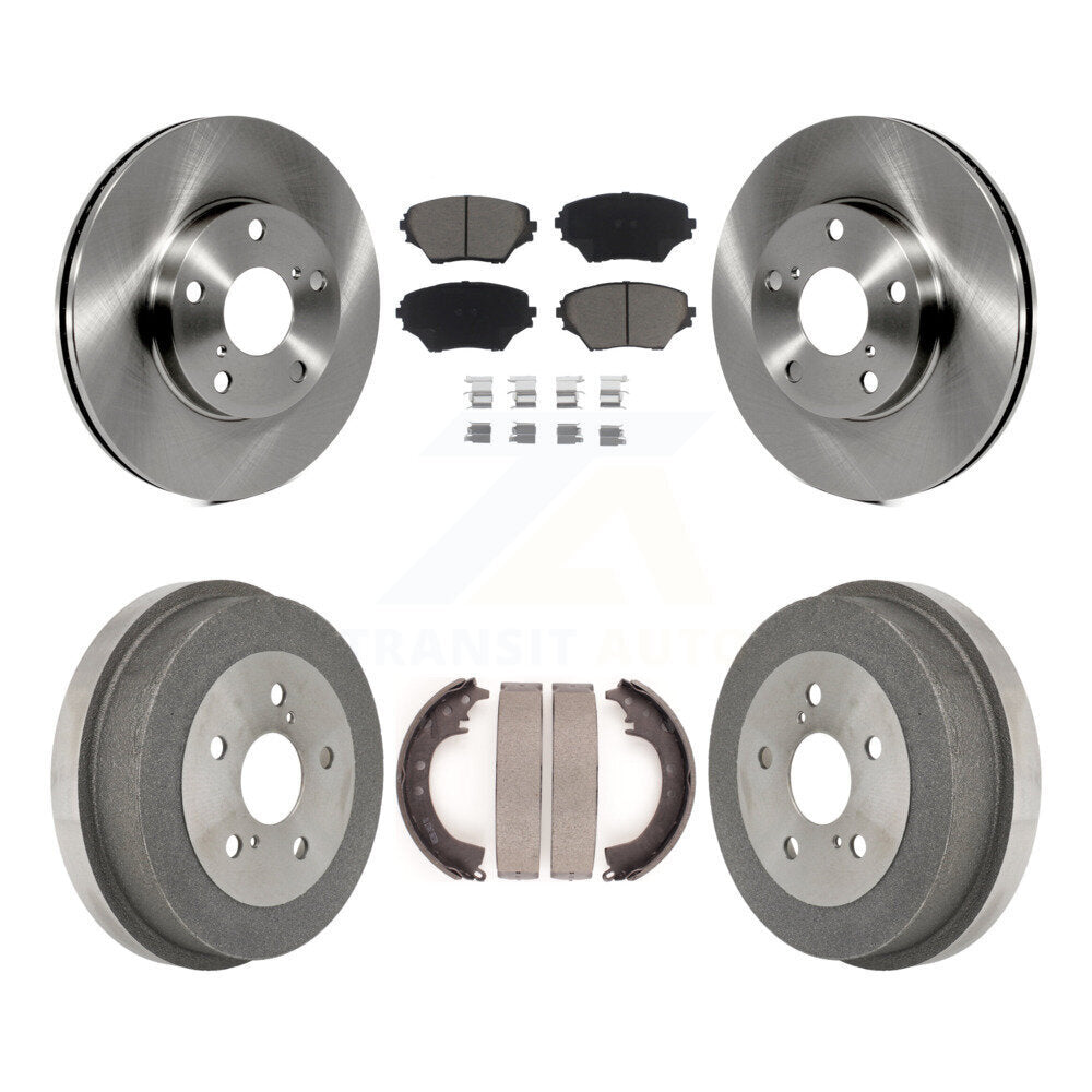 Kit de tambour de tampon en céramique de Rotor de frein avant et arrière pour moteur à gaz Toyota RAV4 2001-2002