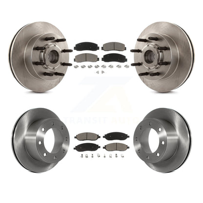 Kit de plaquettes de frein en céramique, Rotors de frein à disque avant et arrière, pour Ford F-350 Super Duty F-250 RW