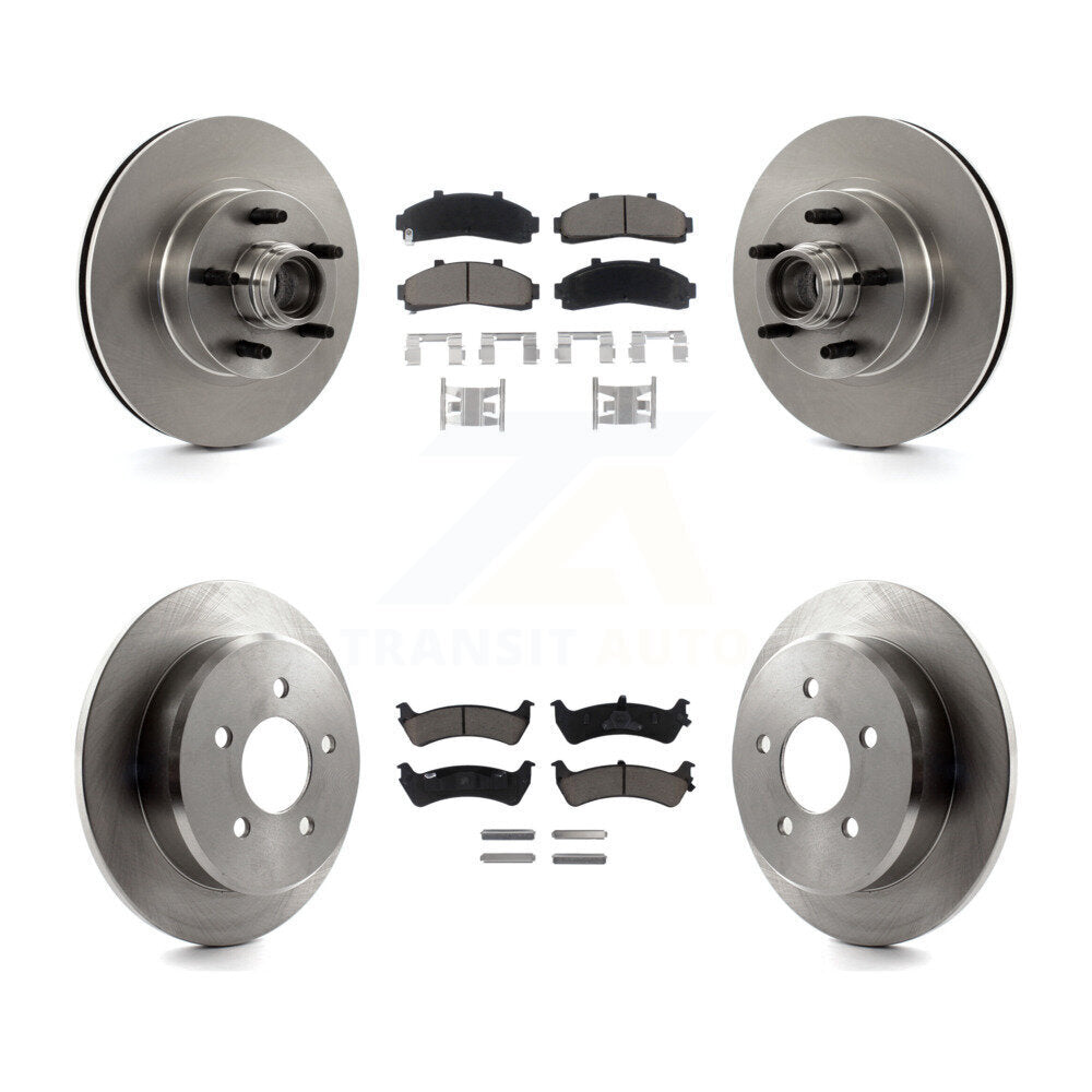 Kit de rotor de frein à disque avant et arrière et plaquettes en céramique pour Ford Ranger Explorer Mercur