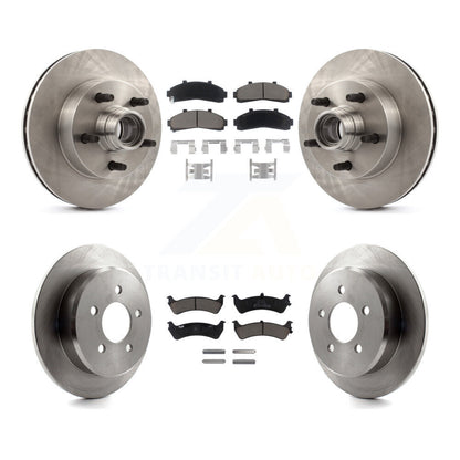 Kit de rotors de frein à disque avant et arrière et plaquettes en céramique pour Ford Ranger K8C-102631