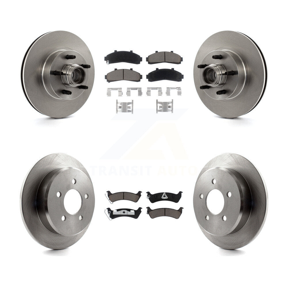 Kit de plaquettes en céramique pour disques de frein avant et arrière, pour Ford Explorer RWD 2001 à partir de 01 02