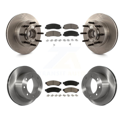 Kit de plaquettes de frein à disque avant et arrière, Rotors en céramique, pour Ford F-250 Super Duty F-350 RW